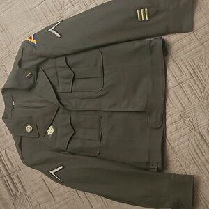 ⚜️Vintage 1940-1950's Military Jacket